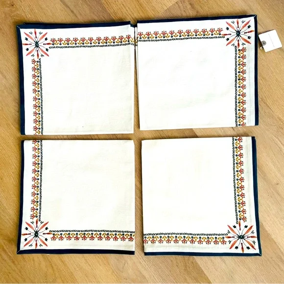 NWT! Anthropologie Mimi Thorisson Italian Hours Napkins, Set of 4 on !